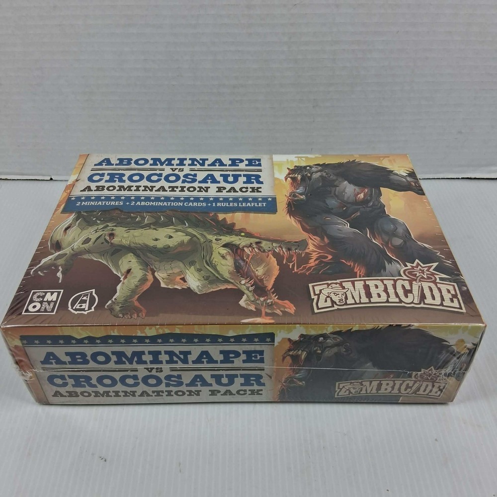 Zombicide Undead or Alive Abominape vs Crocosaur Abomination Pack CMON ZU007 NEW